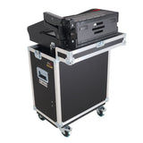 Allen and Heath QU-5 Flip-Ready Hydraulic Console Easy Retracting Lifting Case 1U and Laptop Display Arm by ZCASE