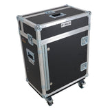 Allen and Heath QU-5 Flip-Ready Hydraulic Console Easy Retracting Lifting Case 1U and Laptop Display Arm by ZCASE