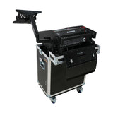 Allen and Heath QU-5 Flip-Ready Hydraulic Console Easy Retracting Lifting Case 1U and Laptop Display Arm by ZCASE