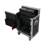 Allen and Heath QU-5 Flip-Ready Hydraulic Console Easy Retracting Lifting Case 1U and Laptop Display Arm by ZCASE
