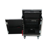 Allen and Heath QU-5 Flip-Ready Hydraulic Console Easy Retracting Lifting Case 1U and Laptop Display Arm by ZCASE