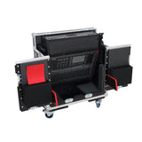Allen and Heath QU-6 Flip-Ready Hydraulic Console Easy Retracting Lifting Case 1U and Laptop Display Arm by ZCASE