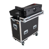 Allen and Heath QU-6 Flip-Ready Hydraulic Console Easy Retracting Lifting Case 1U and Laptop Display Arm by ZCASE