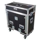 Allen and Heath QU-6 Flip-Ready Hydraulic Console Easy Retracting Lifting Case 1U and Laptop Display Arm by ZCASE