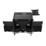 Allen and Heath QU-7 Flip-Ready Hydraulic Console Easy Retracting Lifting Case 1U and Laptop Display Arm by ZCASE