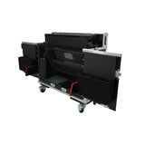 Allen and Heath QU-7 Flip-Ready Hydraulic Console Easy Retracting Lifting Case 1U and Laptop Display Arm by ZCASE