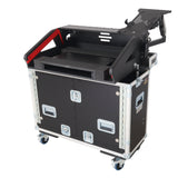 Allen and Heath QU-7 Flip-Ready Hydraulic Console Easy Retracting Lifting Case 1U and Laptop Display Arm by ZCASE