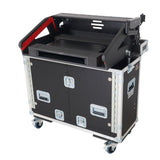 Allen and Heath QU-7 Flip-Ready Hydraulic Console Easy Retracting Lifting Case 1U and Laptop Display Arm by ZCASE