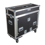 Allen and Heath QU-7 Flip-Ready Hydraulic Console Easy Retracting Lifting Case 1U and Laptop Display Arm by ZCASE