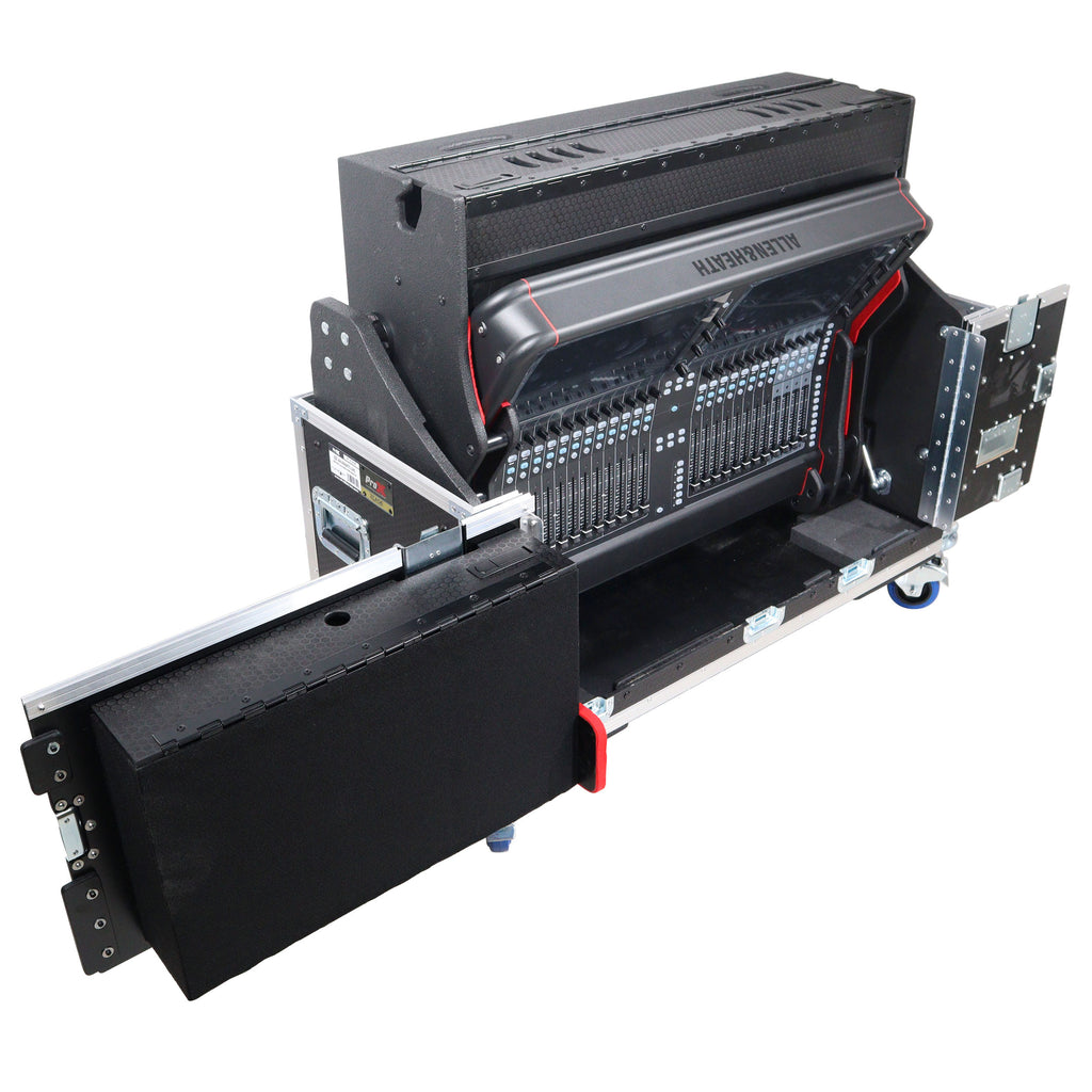 Allen and Heath AVANTIS Flip-Ready Hydraulic Console Easy Retracting Lifting 2U Rack Space Case by ZCASE