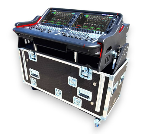 Allen and Heath AVANTIS Flip-Ready Hydraulic Console Easy Retracting Lifting 2U Rack Space Case by ZCASE