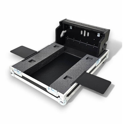 ATA Digital Audio Mixer Flight Case for Behringer WING Compact Console with Doghouse compartment and Caster wheels