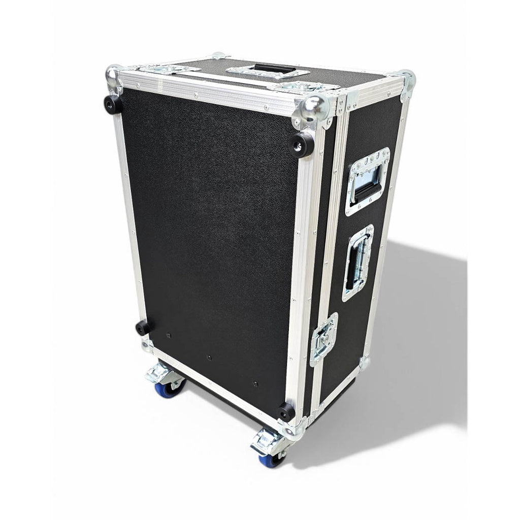 ATA Digital Audio Mixer Flight Case for Behringer WING Compact Console with Doghouse compartment and Caster wheels