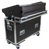 Behringer Wing Flip-Ready Hydraulic Console Easy Retracting Lifting Flight Case and wheels