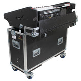 Behringer Wing Flip-Ready Hydraulic Console Easy Retracting Lifting Flight Case and wheels