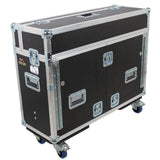 Behringer Wing Flip-Ready Hydraulic Console Easy Retracting Lifting Flight Case and wheels
