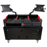 Flip-Ready Easy Retracting Hydraulic Lift Case for Pioneer CDJ-3000 and DJM-900 NXS2 System