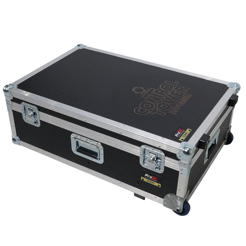 Set of Two ATA Flight Style Road Cases for ProX Control Tower DJ Podium Travel Stand