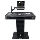 Control Tower DJ Podium for Pioneer DDJ-REV7 XDJ-XZ FLX10 RANE Four- Black Finish