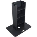 Control Tower DJ Podium with Road Cases for Pioneer DDJ-REV7 DDJ-FLX10 XDJ-XZ RANE Four - Black Finish