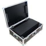 Control Tower DJ Podium with Road Cases for Pioneer DDJ-REV7 DDJ-FLX10 XDJ-XZ RANE Four - Black Finish