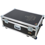 Control Tower DJ Podium with Road Cases for Pioneer DDJ-REV7 XDJ-XZ FLX10 RANE Four - White Finish