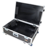 Control Tower DJ Podium with Road Cases for Pioneer DDJ-REV7 XDJ-XZ FLX10 RANE Four - White Finish
