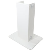 Control Tower DJ Podium with Road Cases for Pioneer DDJ-REV7 XDJ-XZ FLX10 RANE Four - White Finish