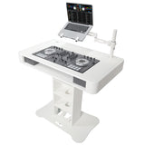 Control Tower DJ Podium for Pioneer DDJ-REV7 XDJ-XZ FLX10 RANE Four - White Finish