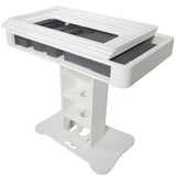 Control Tower DJ Podium for Pioneer DDJ-REV7 XDJ-XZ FLX10 RANE Four - White Finish