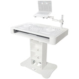 Control Tower DJ Podium for Pioneer DDJ-REV7 XDJ-XZ FLX10 RANE Four - White Finish