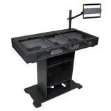 XL DJ Control Tower in Black Fits 2x CDJ3000-A9 or 2x Rane12 -72 or Opus Quad - incl 2 Flight cases