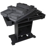 XL DJ Control Tower in Black Fits 2x CDJ3000-A9 or 2x Rane12 -72 or Opus Quad - incl 2 Flight cases