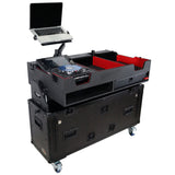 Flip-Ready Easy Retracting Hydraulic Lift Case for Denon DJ SC 6000 PRIME | X1850 PRIME