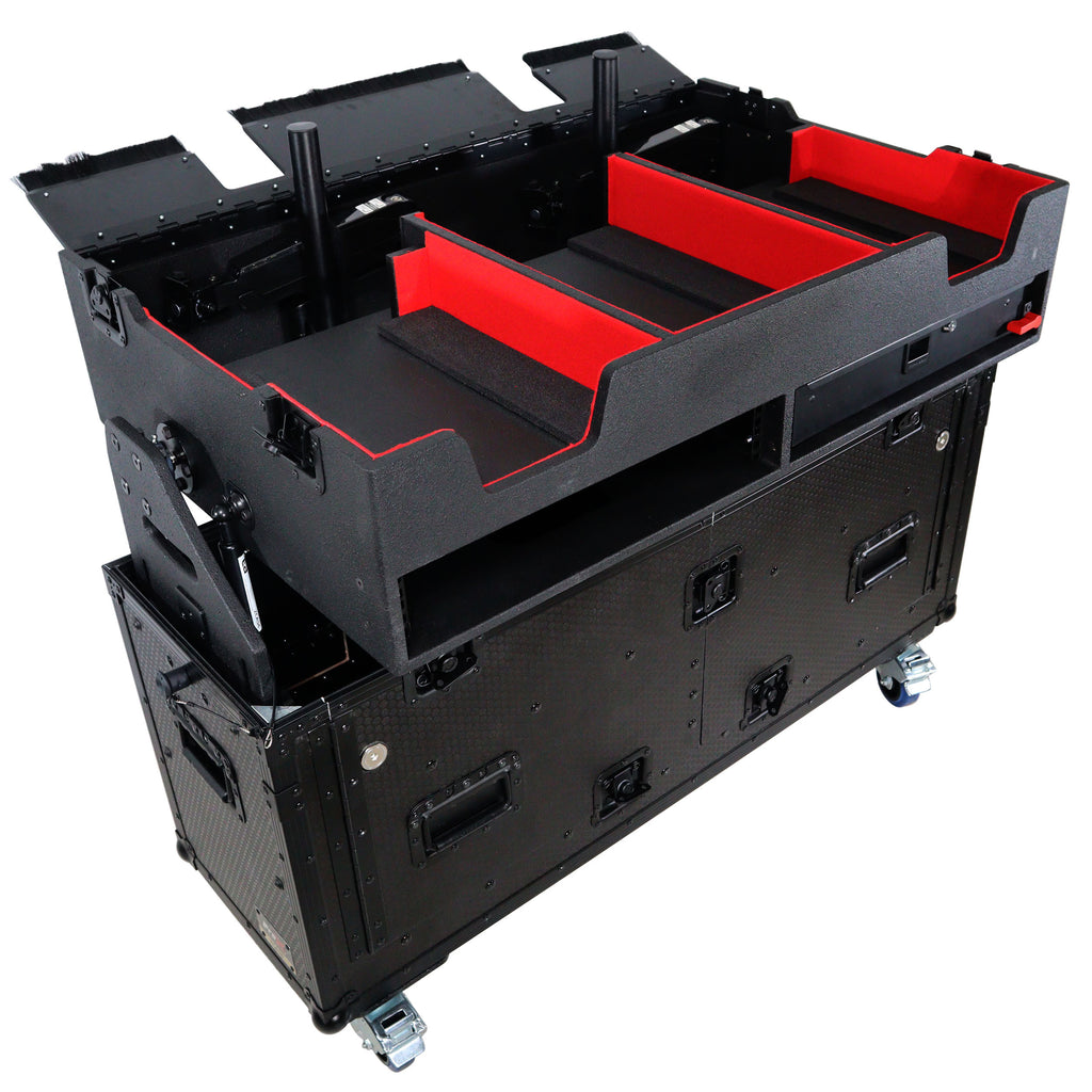 Flip-Ready Easy Retracting Hydraulic Lift Case for Denon DJ SC 6000 PRIME | X1850 PRIME