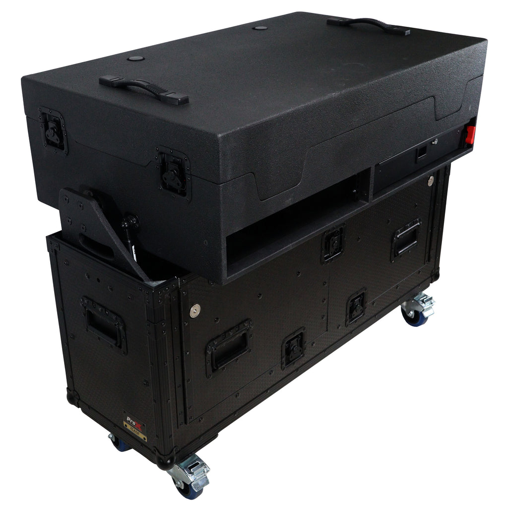 Flip-Ready Easy Retracting Hydraulic Lift Case for Denon DJ SC 6000 PRIME | X1850 PRIME