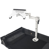 Articulating Laptop Tray Arm Pole for Control Tower DJ Podium Flip Ready DJ Cases White Finish