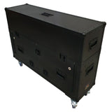 Flip-Ready Easy Retracting Hydraulic Lift Case for RANE Twelve Seventy and Seventy Two MKII Series , with Two Laptop Arms