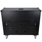 Flip-Ready Hydraulic DJ Flight Case For Pioneer DDJ-REV7 XDJ-XZ Opus Quad with Wheels and 2x Laptop Trays
