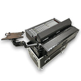 Yamaha DM7 Hydraulic Flip-Ready Console Easy Retracting Lifting 1U Rack Space Flight Case with wheels by ZCASE