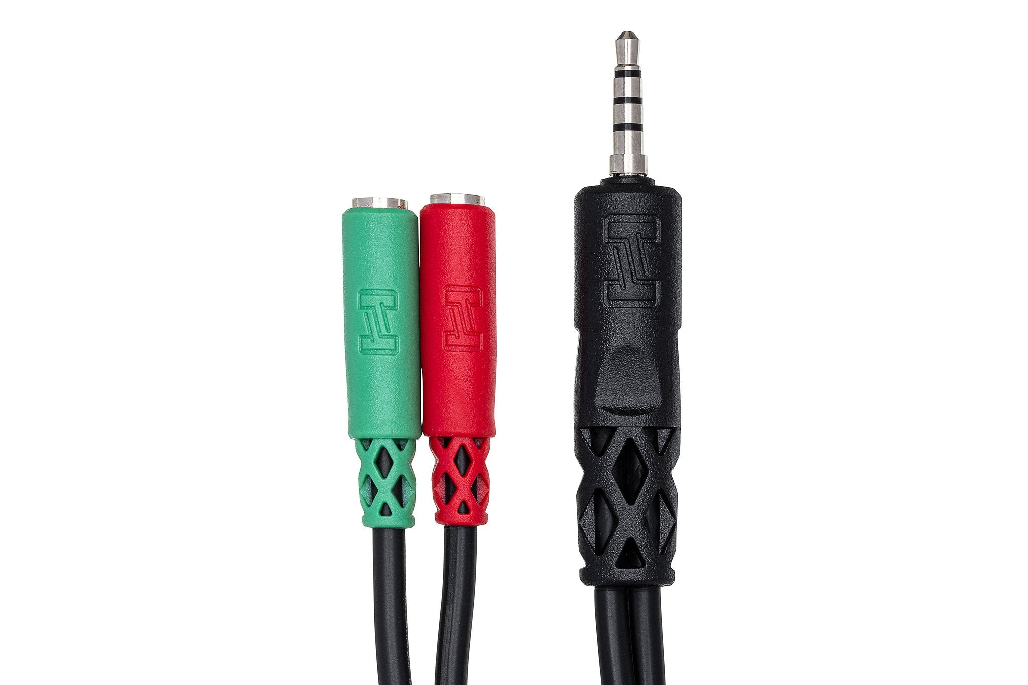 Headset/Mic Breakout Cable, 3.5 mm TRRS to Dual 3.5 mm TRSF - Connector
