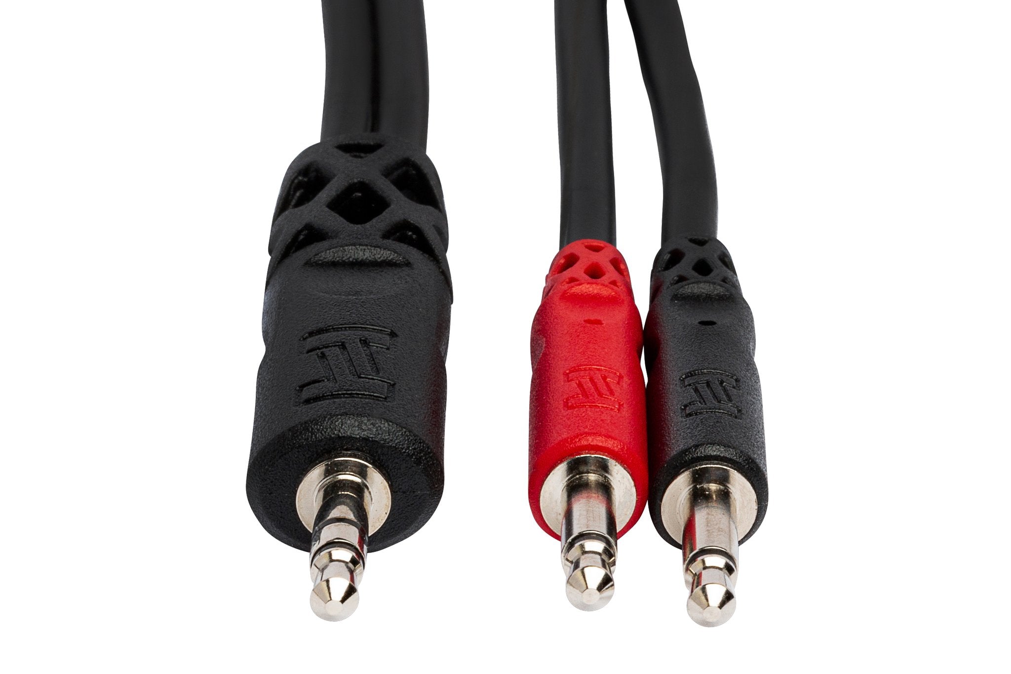 Stereo Breakout, 3.5 mm TRS to Dual 3.5 mm TS, 12 in - Front