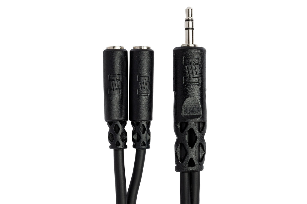 Y Cable, 3.5 mm TRS to Dual 3.5 mm TRSF - Connector