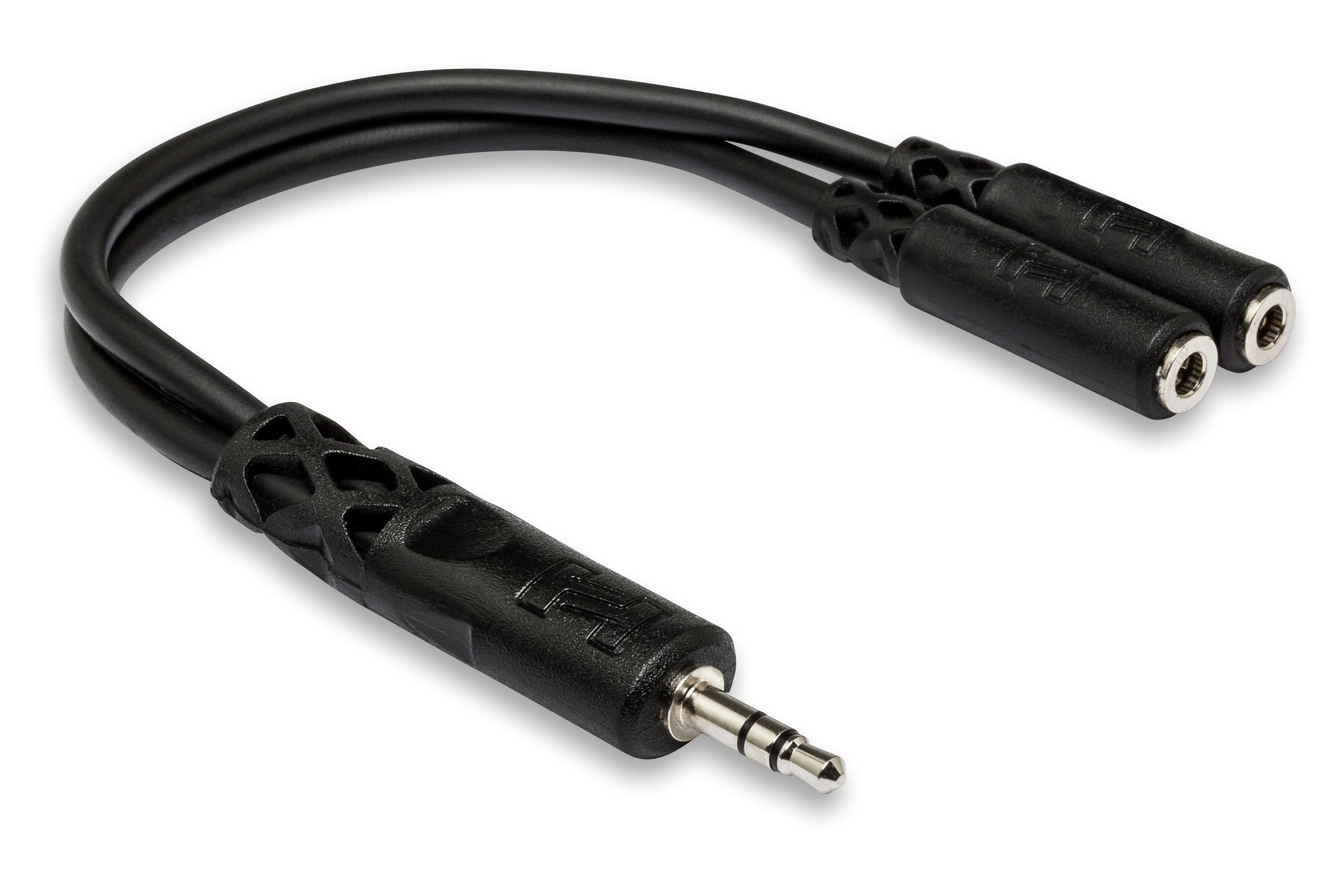 Y Cable, 3.5 mm TRS to Dual 3.5 mm TRSF - Full
