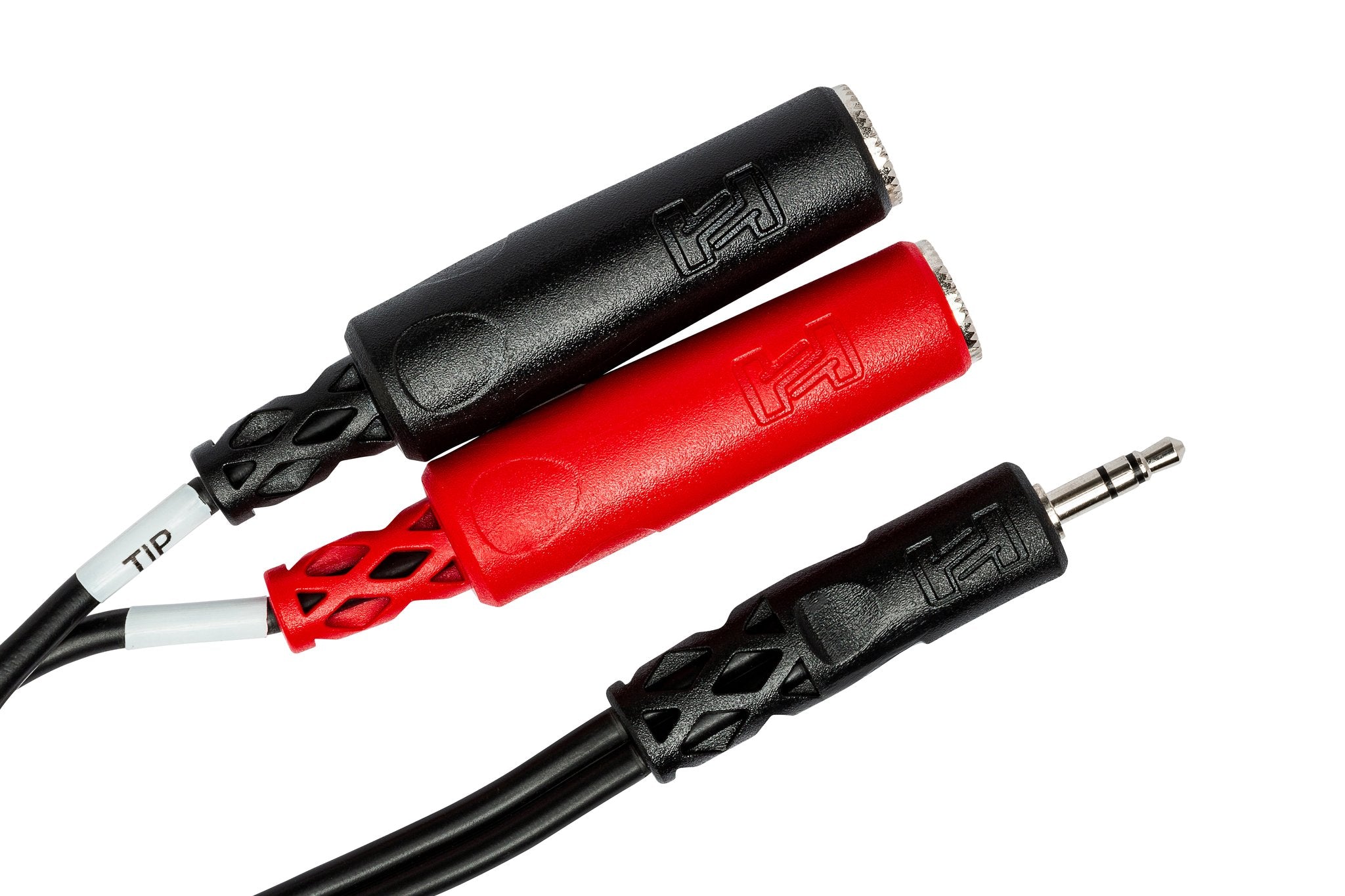 Stereo Breakout, 3.5 mm TRS to Dual 1/4 in TSF - Angle