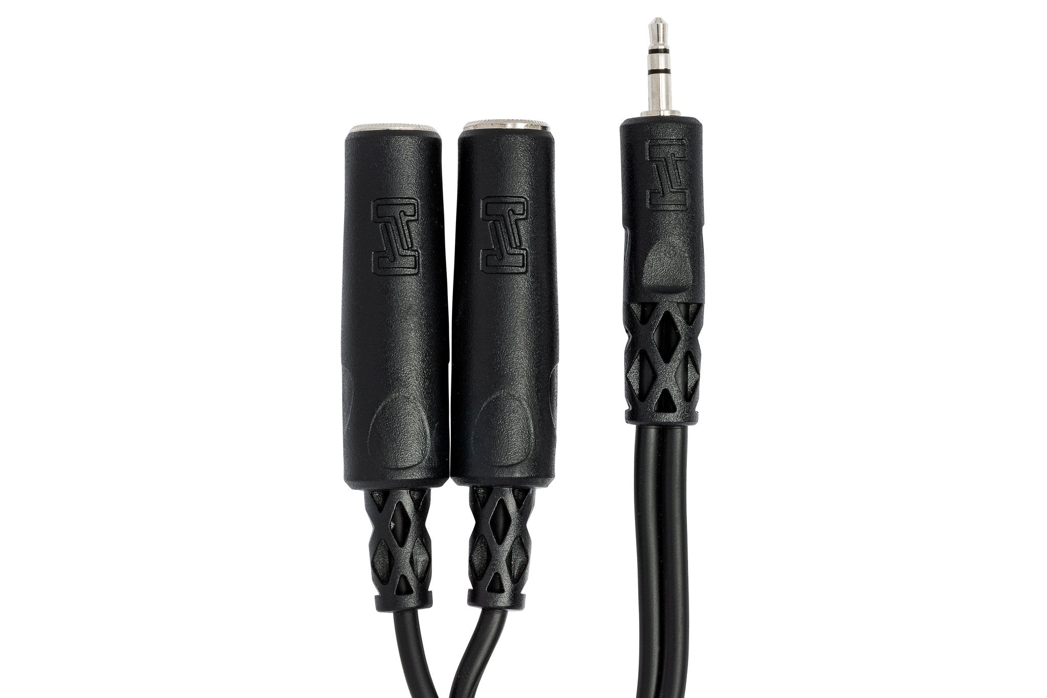 Y Cable, 3.5 mm TRS to Dual 1/4 in TRSF - Connector