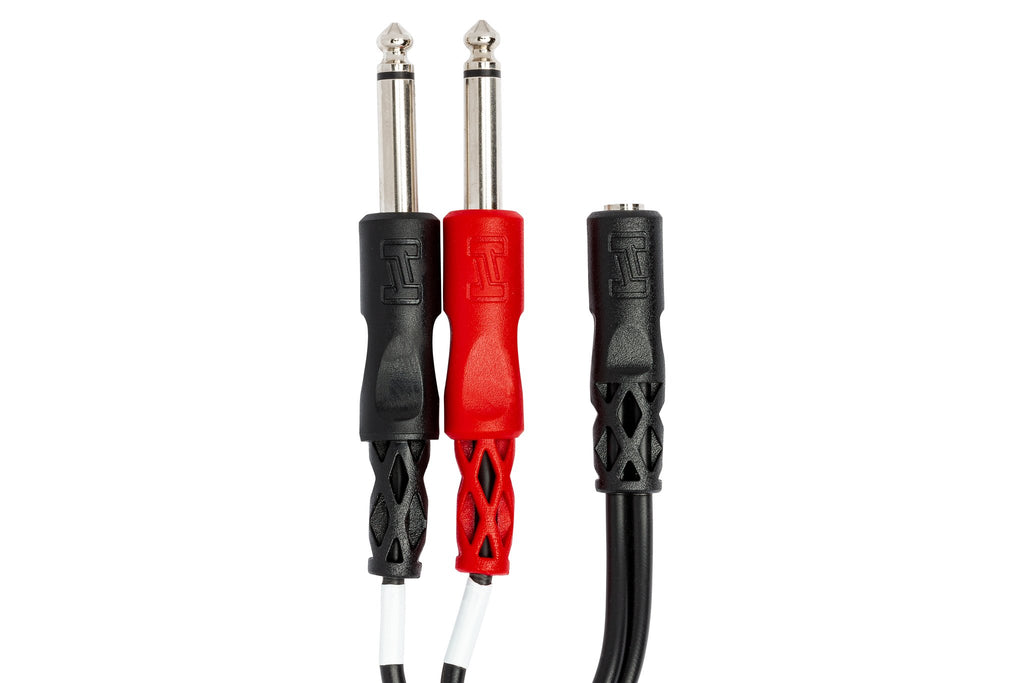 Stereo Breakout, 3.5 mm TRSF to Dual 1/4 in TS - Connector