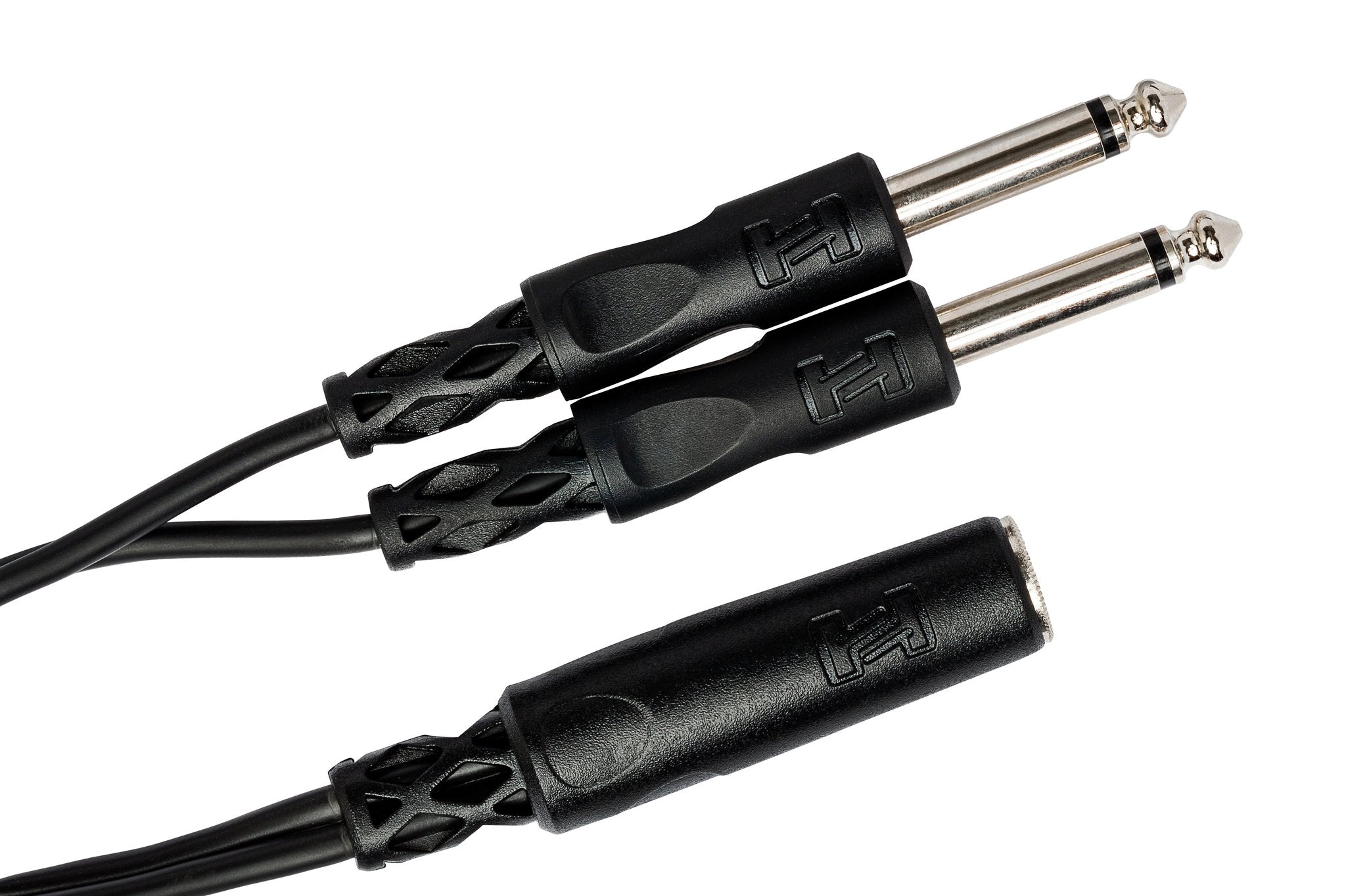 Y Cable, 1/4 in TSF to Dual 1/4 in TS - Angle