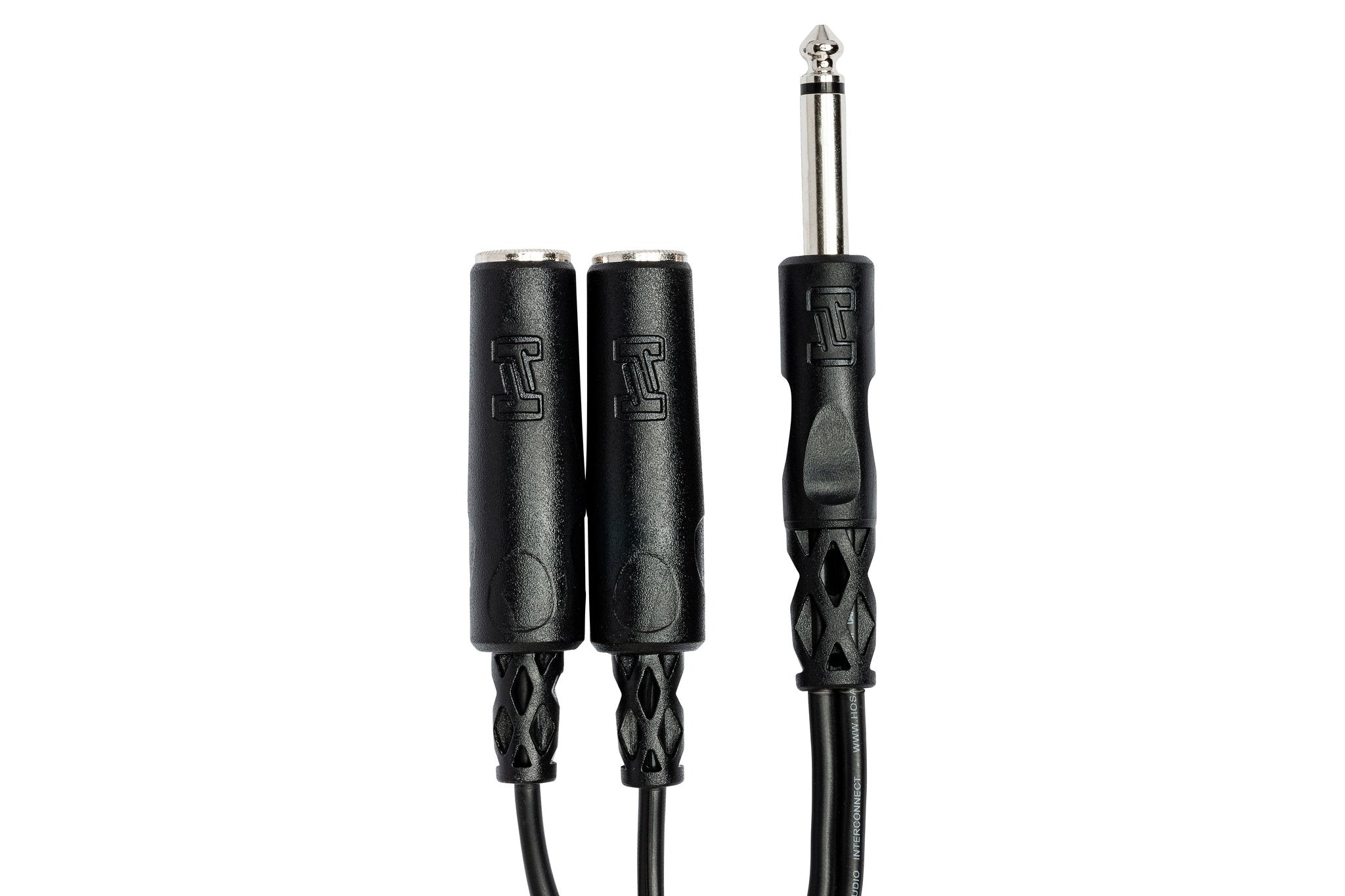 Y Cable, 1/4 in TS to Dual 1/4 in TSF - Connector