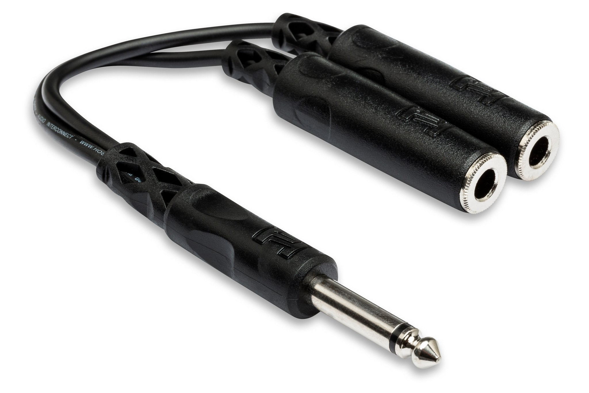 Y Cable, 1/4 in TS to Dual 1/4 in TSF - Full
